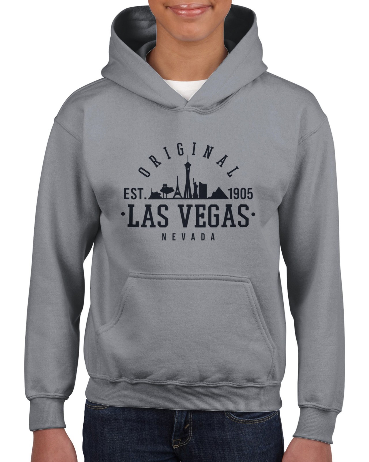 City of Las Vegas Skyline Graphic T-shirt - Las Vegas Nevada - Posters and  Art Prints