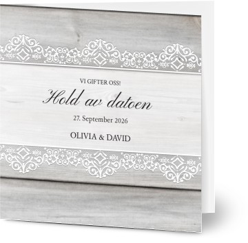 Uten bilde - Save the Date