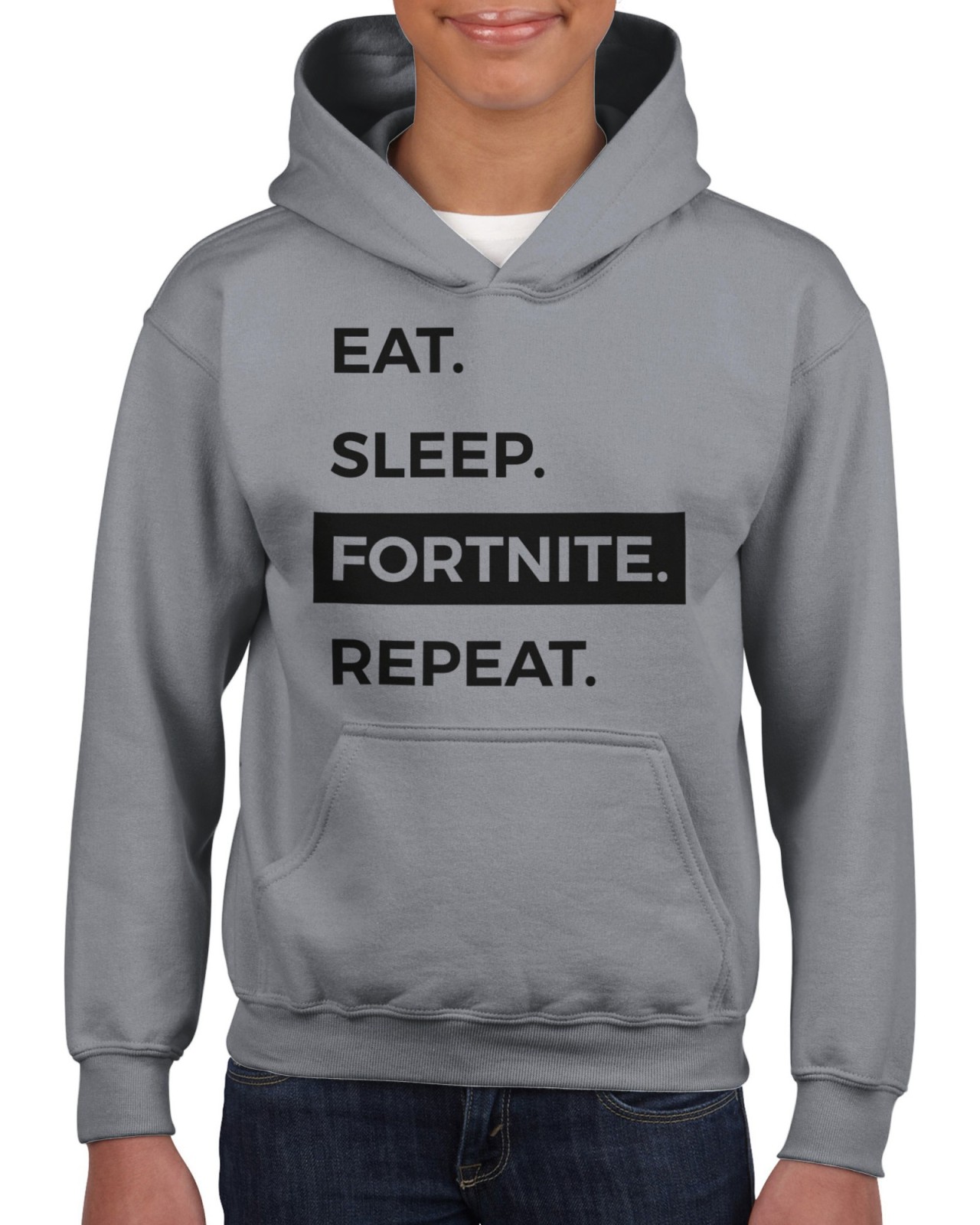 Eat Sleep Fortnite Repeat Kids Hoodie Clothing Optimalprint