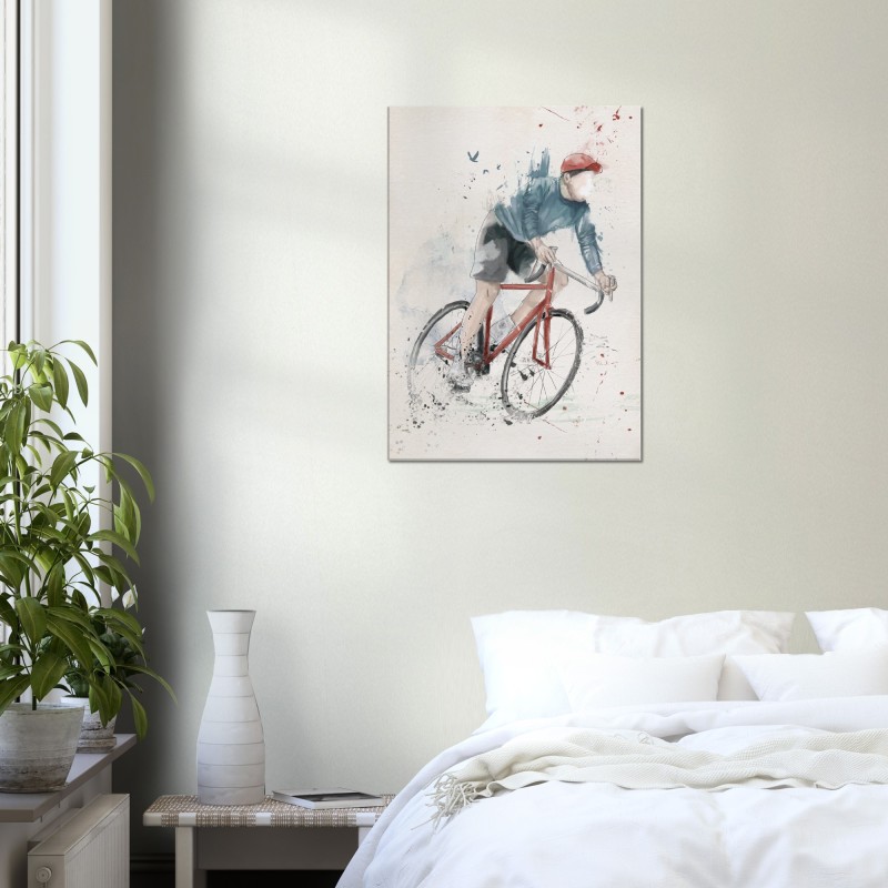 I Want To Ride My Bicycle Art mural