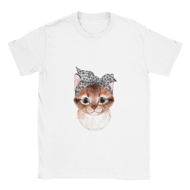 Cat with top bandana shirt