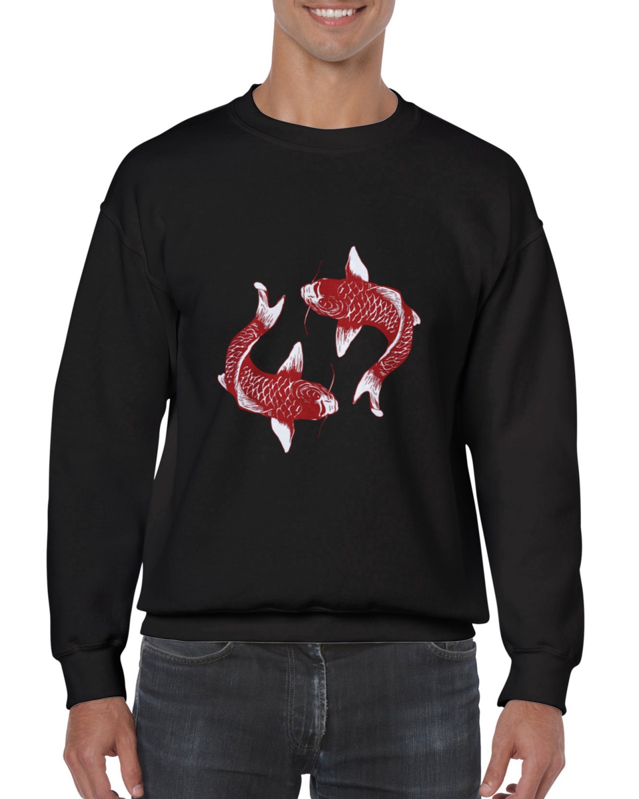 Koi fish outlet sweater