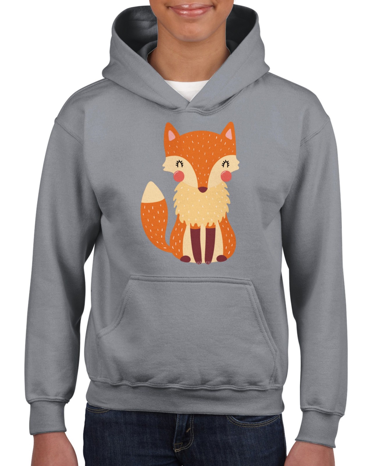 Orange 2024 fox hoodie