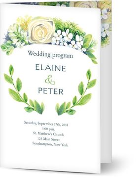 Newest - Wedding Programs