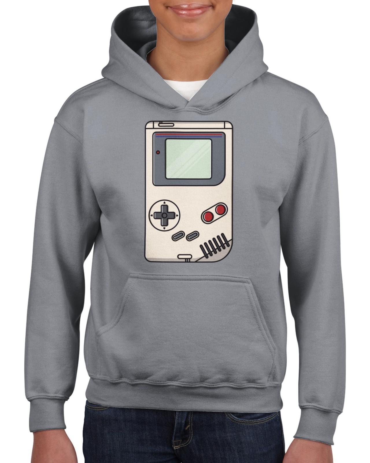 Vintage Gameboy Kids Hoodie Clothing Optimalprint