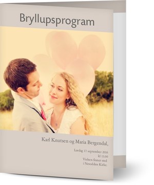 Foto - Bryllup - Kirkeprogram