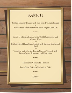 View All - Menu Card for Weddings and Parties
