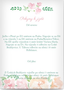 Zobrazit v&scaron;e - Pokyny k ř&iacute;zen&iacute; pro svatebn&iacute; pozv&aacute;nky