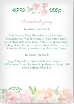 Alles bekijken - Routebeschrijving voor huwelijk & feestelijkheden