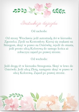 Zobacz wszystkie - Mapy dojazdu na wesela i zaproszenia na imprezy