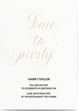 Gold Calligraphy