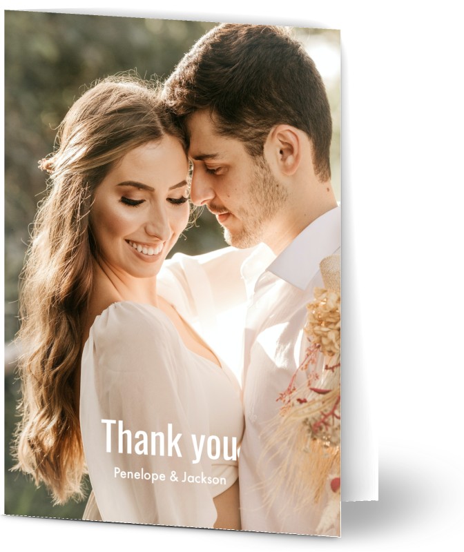 Wedding Thank You Cards Optimalprint