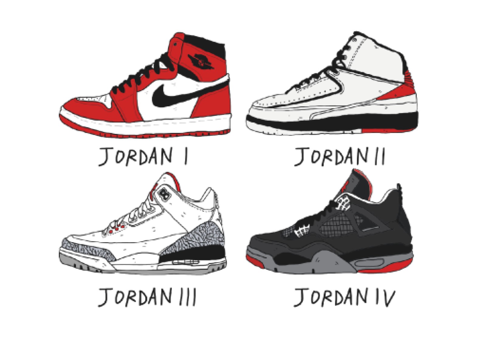 How To Draw Shoes Jordans Step By Step