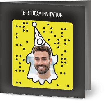 Snapchat Original Invitation