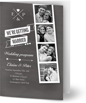 Photo - Wedding Programs