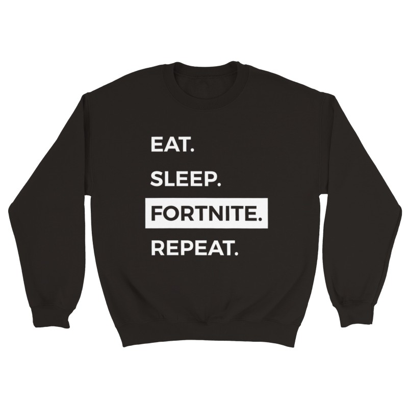 Fortnite print long hot sale sleeve pullover