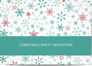 Contemporary Coloured Snowflakes