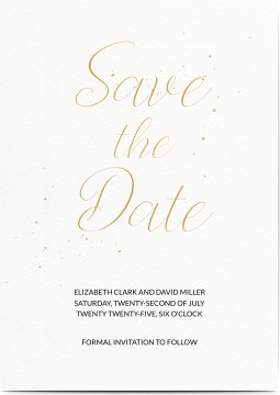 Gold Calligraphy