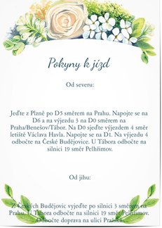 Most Popular - Pokyny k ř&iacute;zen&iacute; pro svatebn&iacute; pozv&aacute;nky