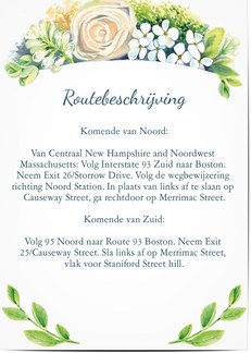 Meest populair - Routebeschrijving voor huwelijk & feestelijkheden