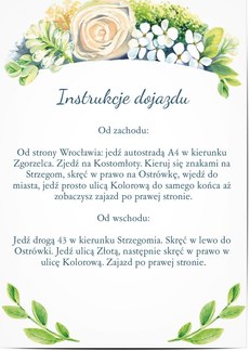 Najpopularniejsze - Mapy dojazdu na wesela i zaproszenia na imprezy